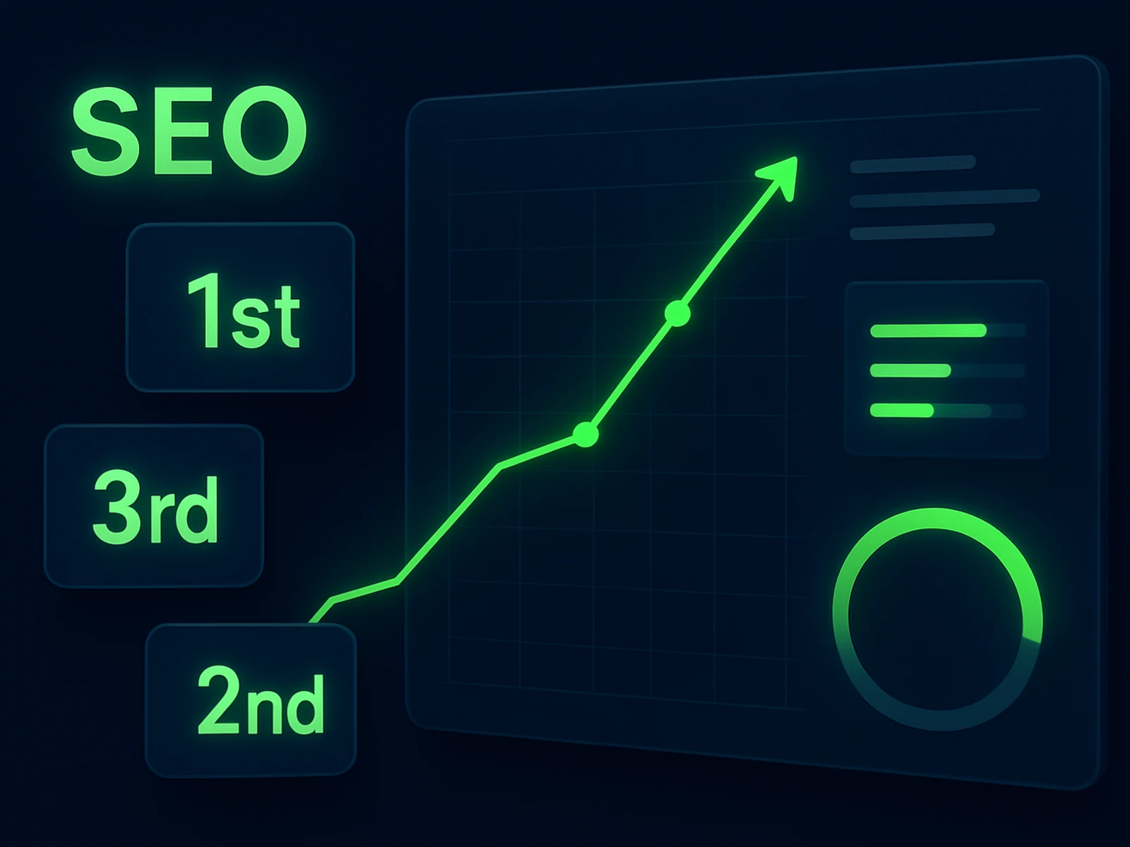 SEO dashboard analytics